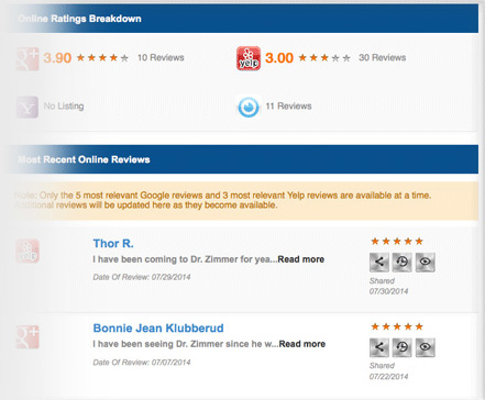 Manage your reviews from various sources